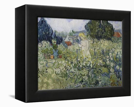 Mademoiselle Gachet in Her Garden at Auvers-Sur-Oise, 1890-Vincent van Gogh-Framed Premier Image Canvas