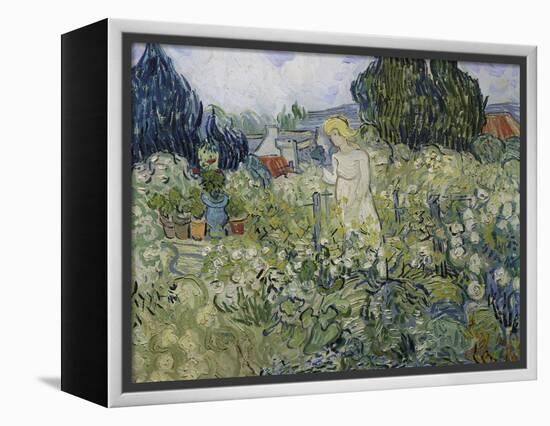 Mademoiselle Gachet in Her Garden at Auvers-Sur-Oise, 1890-Vincent van Gogh-Framed Premier Image Canvas