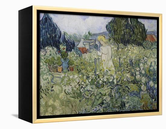 Mademoiselle Gachet in Her Garden at Auvers-Sur-Oise, 1890-Vincent van Gogh-Framed Premier Image Canvas