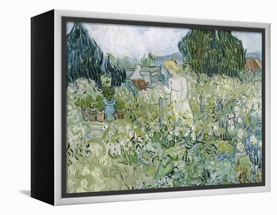 Mademoiselle Gachet in Her Garden at Auvers-Sur-Oise, c.1890-Vincent van Gogh-Framed Premier Image Canvas