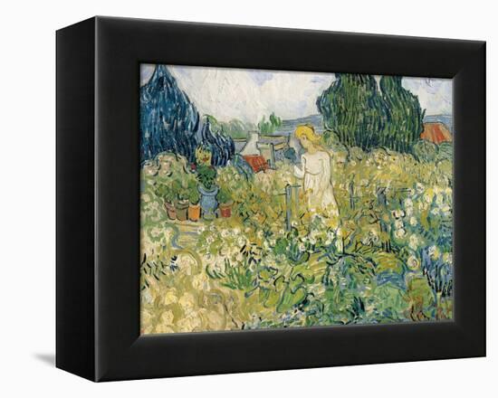 Mademoiselle Gachet in Her Garden at Auvers-Sur-Oise (Mademoiselle Gachet-Vincent van Gogh-Framed Stretched Canvas