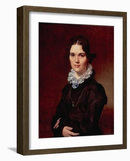 Mademoiselle Jeanne Gonin, 1821-Jean Auguste Dominique Ingres-Framed Giclee Print