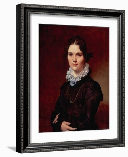 Mademoiselle Jeanne Gonin, 1821-Jean Auguste Dominique Ingres-Framed Giclee Print