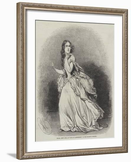 Mademoiselle Jenny Lind, as Lucia Di Lammermoor, at Her Majesty's Theatre-Charles Baugniet-Framed Giclee Print