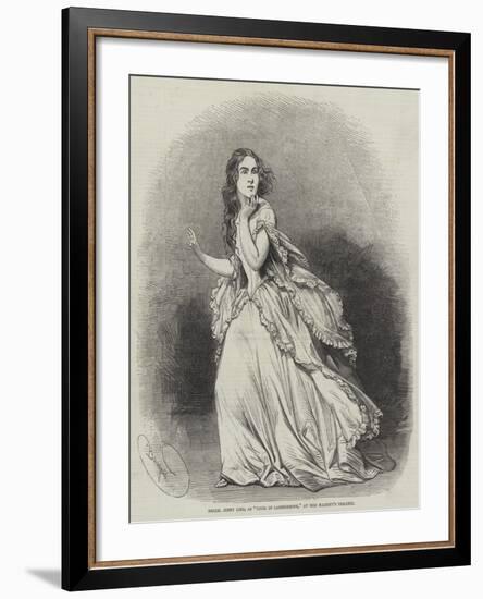 Mademoiselle Jenny Lind, as Lucia Di Lammermoor, at Her Majesty's Theatre-Charles Baugniet-Framed Giclee Print