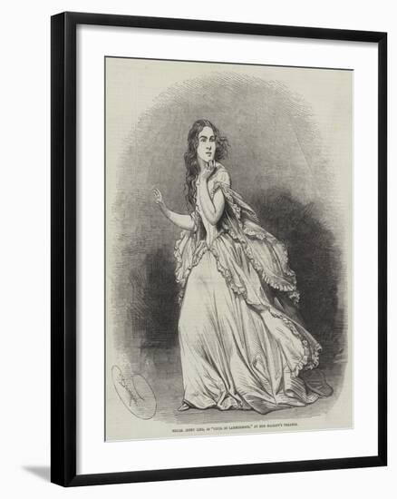 Mademoiselle Jenny Lind, as Lucia Di Lammermoor, at Her Majesty's Theatre-Charles Baugniet-Framed Giclee Print