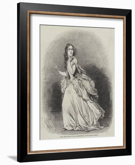 Mademoiselle Jenny Lind, as Lucia Di Lammermoor, at Her Majesty's Theatre-Charles Baugniet-Framed Giclee Print