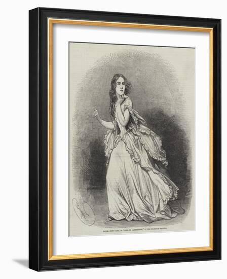 Mademoiselle Jenny Lind, as Lucia Di Lammermoor, at Her Majesty's Theatre-Charles Baugniet-Framed Giclee Print