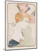 Mademoiselle Marcelle Lender En Buste, 1895-Mary Cassatt-Mounted Giclee Print