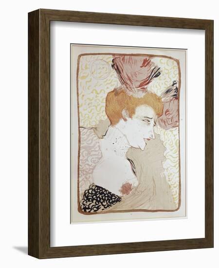 Mademoiselle Marcelle Lender-Henri de Toulouse-Lautrec-Framed Giclee Print
