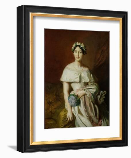 Mademoiselle Marie-Therese de Cabarrus, 1848-Theodore Chasseriau-Framed Giclee Print