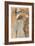 Mademoiselle Pouvereau (Pencil with W/C on Paper)-Gwen John-Framed Giclee Print