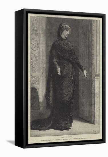 Mademoiselle Sarah Bernhardt as Gilberte, in Frou-Frou, at the Gaiety Theatre-Francis S. Walker-Framed Premier Image Canvas