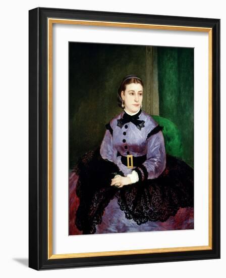 Mademoiselle Sicot, 1865-Pierre-Auguste Renoir-Framed Giclee Print