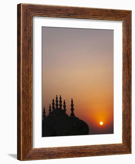 Madhavendra Palace at Sunset, Jaipur, Rajasthan, India-Keren Su-Framed Photographic Print