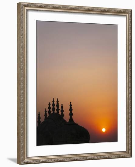 Madhavendra Palace at Sunset, Jaipur, Rajasthan, India-Keren Su-Framed Photographic Print