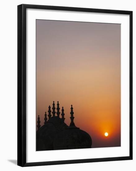 Madhavendra Palace at Sunset, Jaipur, Rajasthan, India-Keren Su-Framed Photographic Print