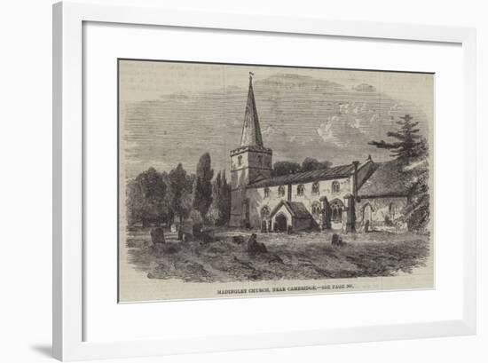 Madingley Church, Near Cambridge-null-Framed Giclee Print