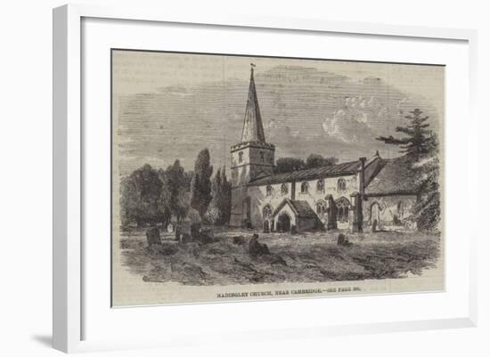 Madingley Church, Near Cambridge-null-Framed Giclee Print