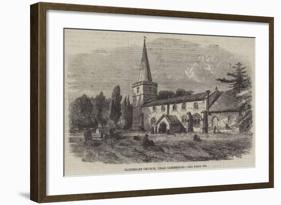 Madingley Church, Near Cambridge-null-Framed Giclee Print