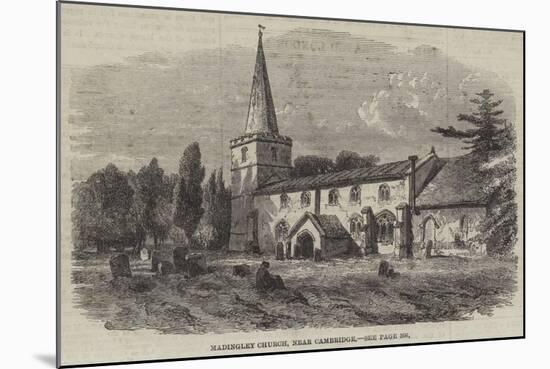 Madingley Church, Near Cambridge-null-Mounted Giclee Print