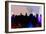 Madison City Skyline-NaxArt-Framed Art Print