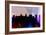 Madison City Skyline-NaxArt-Framed Art Print