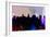 Madison City Skyline-NaxArt-Framed Art Print