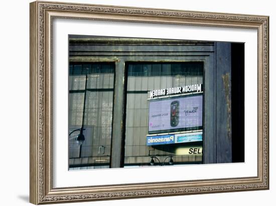 Madison Square Garden Reflection-null-Framed Photo