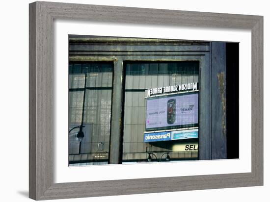 Madison Square Garden Reflection-null-Framed Photo