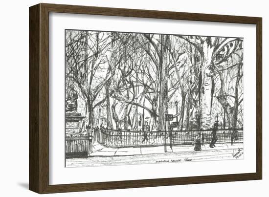 Madison Square Park New York, 2003-Vincent Alexander Booth-Framed Giclee Print