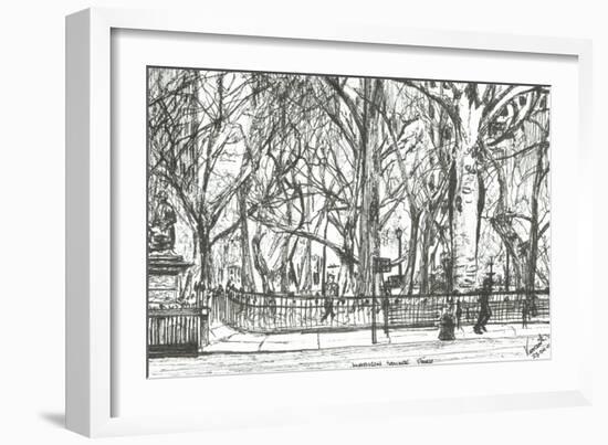 Madison Square Park New York, 2003-Vincent Alexander Booth-Framed Giclee Print