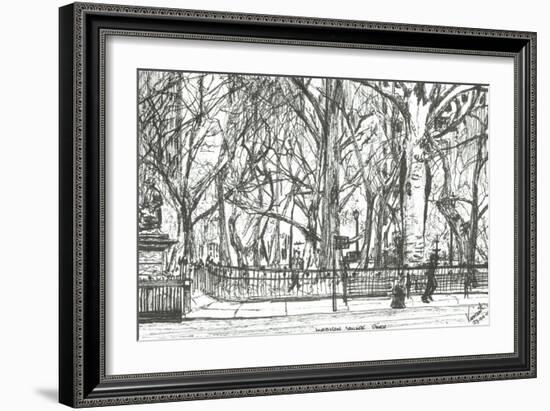 Madison Square Park New York, 2003-Vincent Alexander Booth-Framed Giclee Print