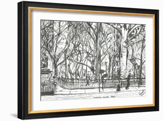 Madison Square Park New York, 2003-Vincent Alexander Booth-Framed Giclee Print