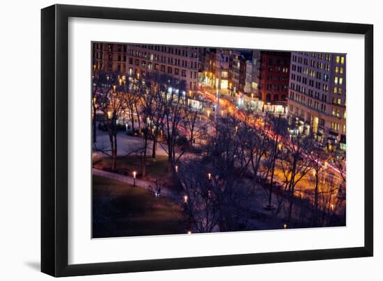 Madison Square Park Timelapse NYC-null-Framed Photo