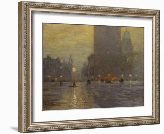 Madison Square-Lowell Birge Harrison-Framed Giclee Print