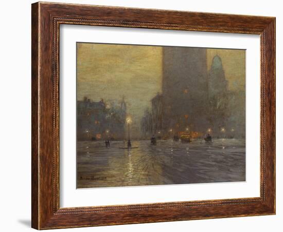 Madison Square-Lowell Birge Harrison-Framed Giclee Print