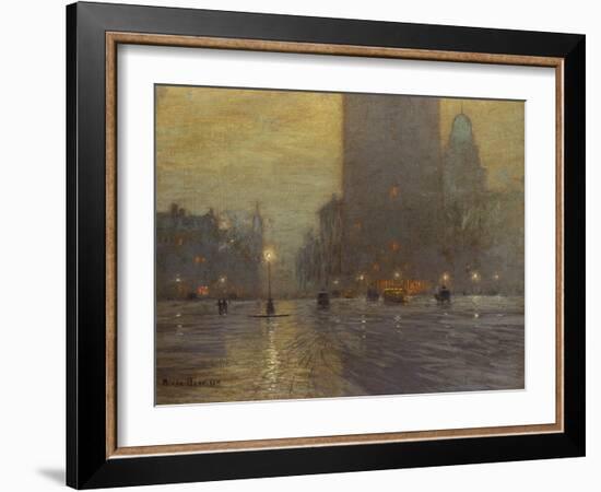 Madison Square-Lowell Birge Harrison-Framed Giclee Print