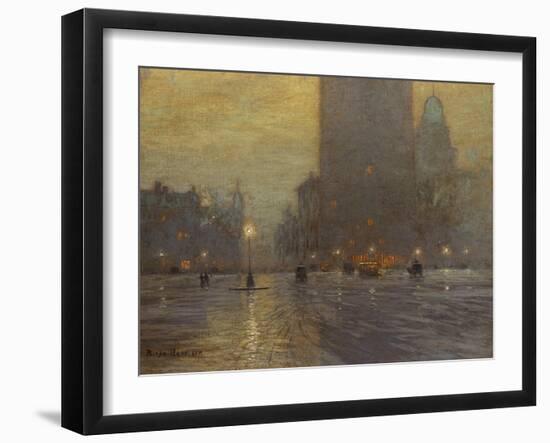 Madison Square-Lowell Birge Harrison-Framed Giclee Print