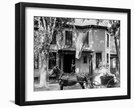 Madison, Wis., North Carroll St.-null-Framed Photo