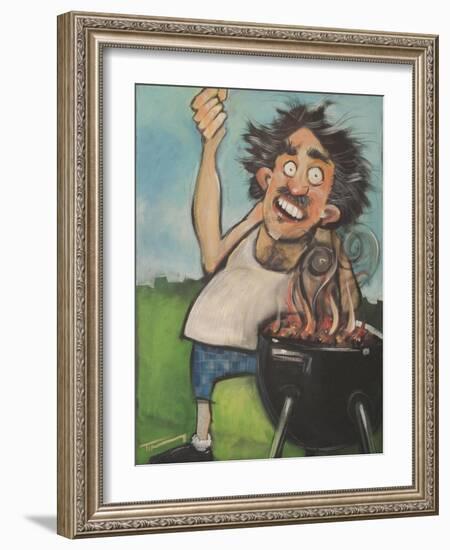 Madman with Grill-Tim Nyberg-Framed Giclee Print