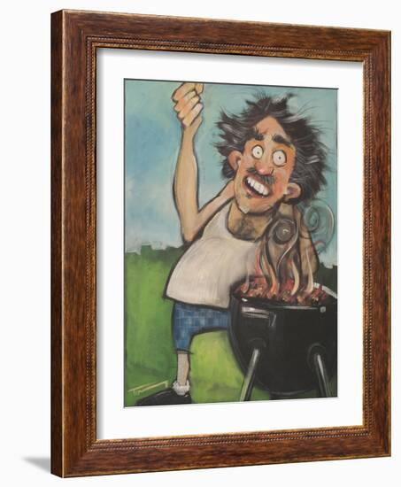 Madman with Grill-Tim Nyberg-Framed Giclee Print