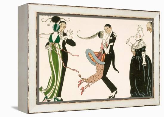 Madness of the Day, Engraved by H. Reidel For Friends of the Journal Des Dames et Des Modes, 1913-Georges Barbier-Framed Premier Image Canvas