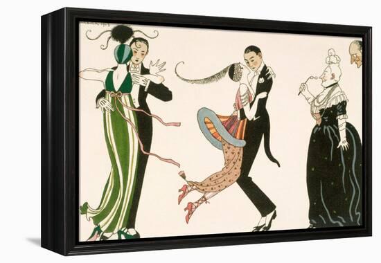 Madness of the Day, Engraved by H. Reidel For Friends of the Journal Des Dames et Des Modes, 1913-Georges Barbier-Framed Premier Image Canvas