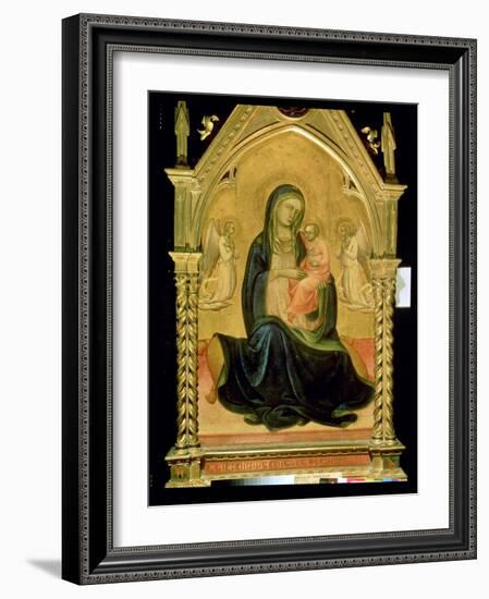 Madonna and Child, 1400-Lorenzo Monaco-Framed Giclee Print