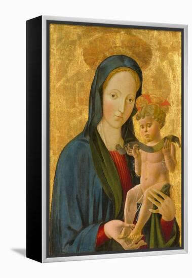 Madonna and Child, 1445 (Tempera and Gold Leaf on Panel)-Paolo Uccello-Framed Premier Image Canvas