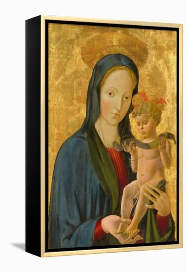 Madonna and Child, 1445 (Tempera and Gold Leaf on Panel)-Paolo Uccello-Framed Premier Image Canvas