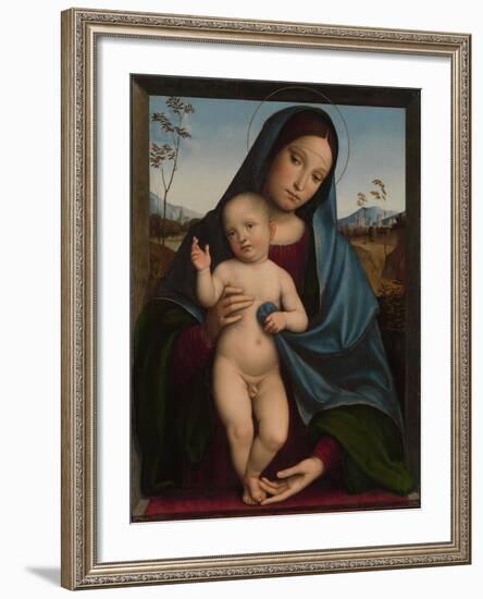 Madonna and Child, 1490-9-Il Francia-Framed Giclee Print