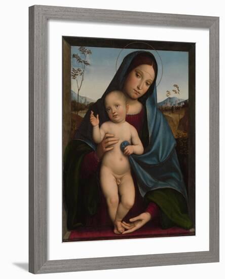 Madonna and Child, 1490-9-Il Francia-Framed Giclee Print