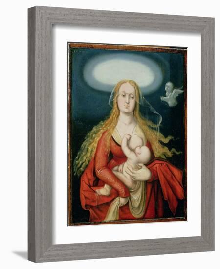 Madonna and Child, 1539 (Oil on Panel)-Hans Baldung Grien-Framed Giclee Print